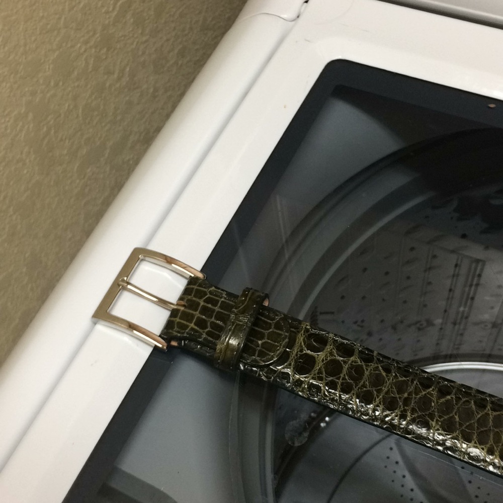 Crocodile belt